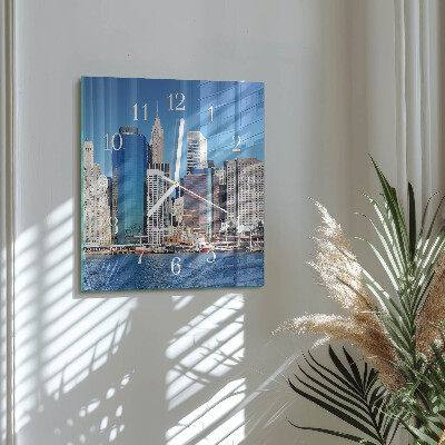 Square wall clock Horizon