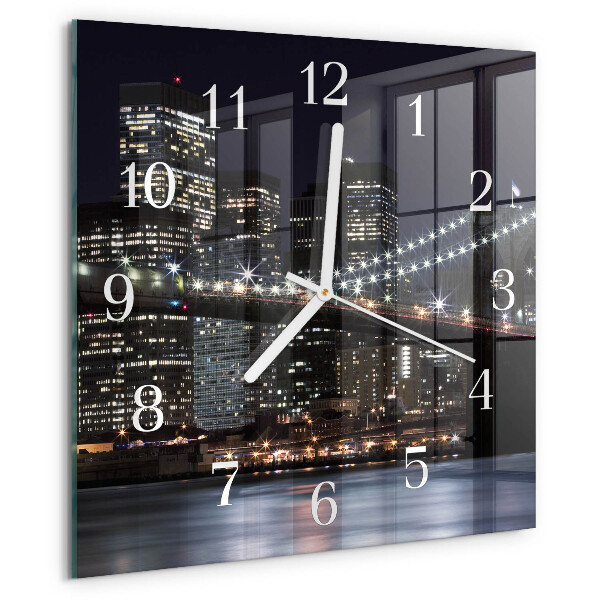 Square wall clock Horizon