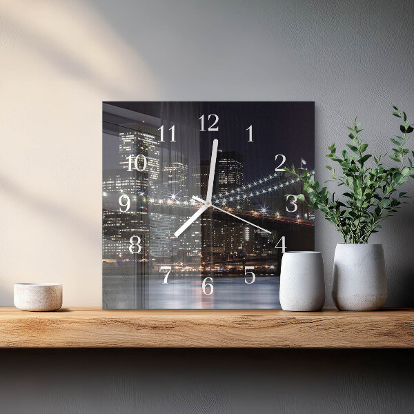 Square wall clock Horizon