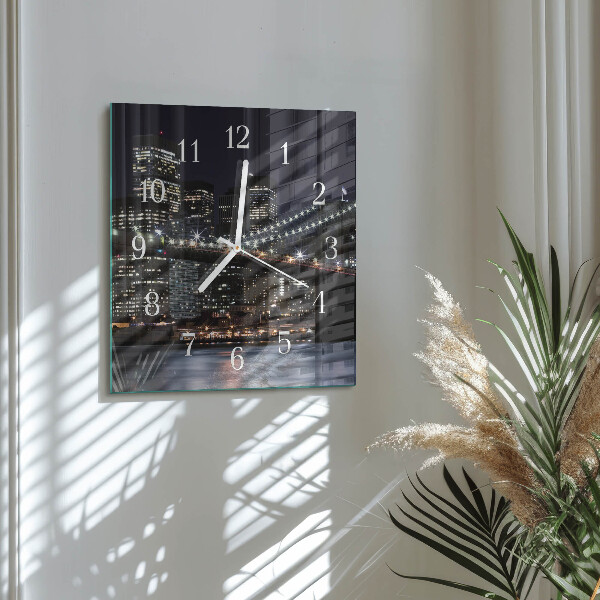 Square wall clock Horizon