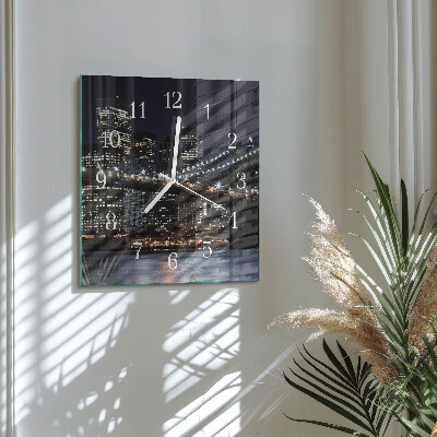 Square wall clock Horizon