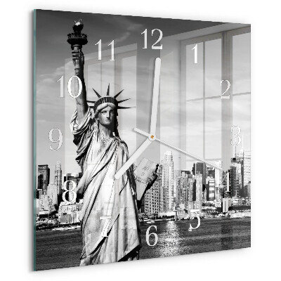 Square wall clock Statue of Liberty