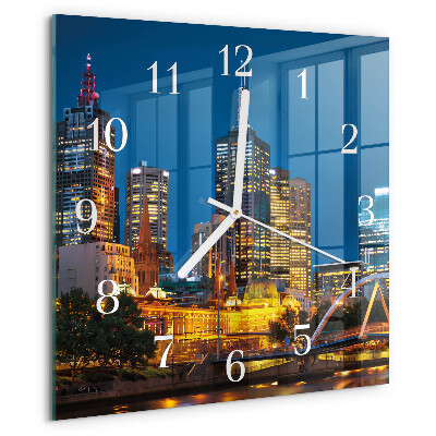 Square wall clock City