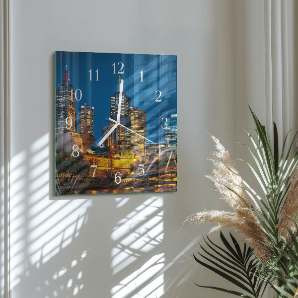 Square wall clock City
