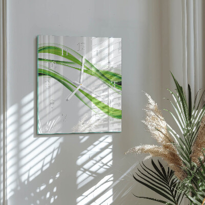 Square wall clock Abstract Lines