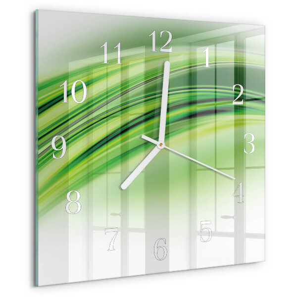 Square wall clock Abstract Art