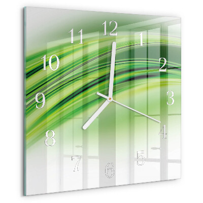 Square wall clock Abstract Art