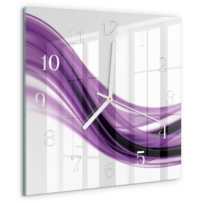 Square wall clock Abstract Art