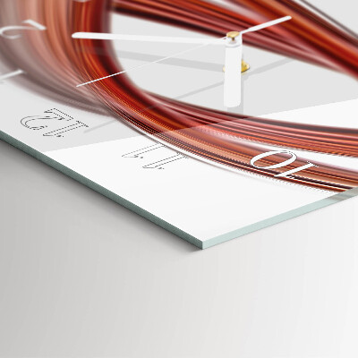 Square wall clock Abstract Lines
