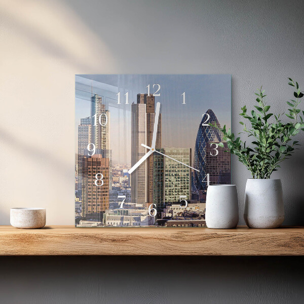 Square wall clock Horizon