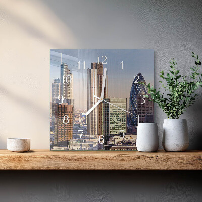 Square wall clock Horizon