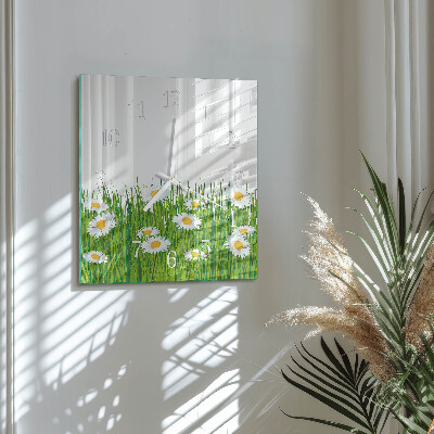 Square wall clock Daisy