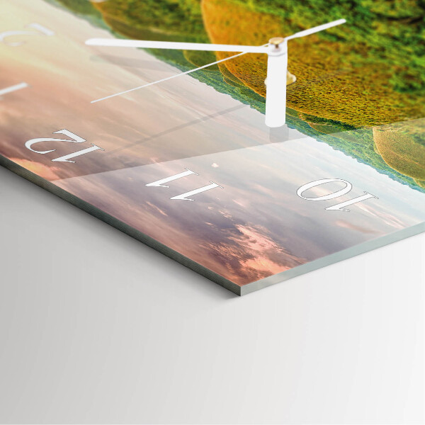 Square wall clock Landscape
