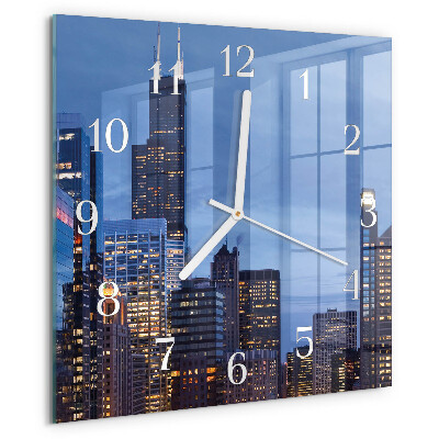 Square wall clock Horizon