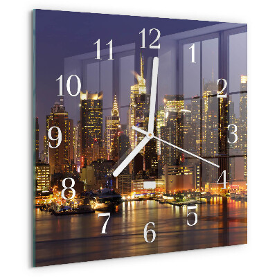 Square wall clock Horizon