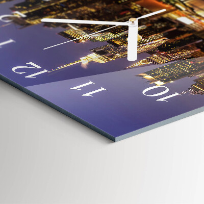 Square wall clock Horizon