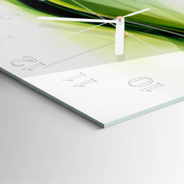 Square wall clock Abstract Lines