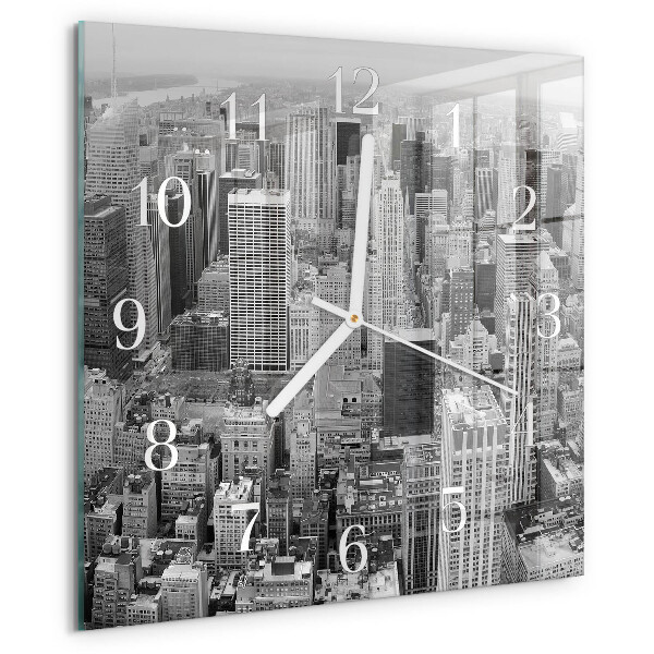 Square wall clock Horizon