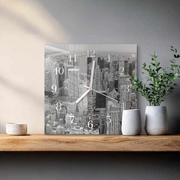Square wall clock Horizon