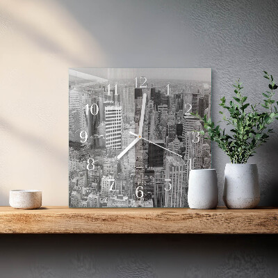 Square wall clock Horizon