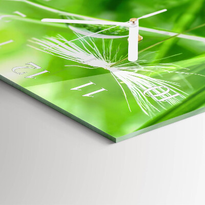 Square wall clock Grass