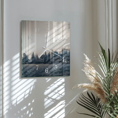 Square wall clock Horizon