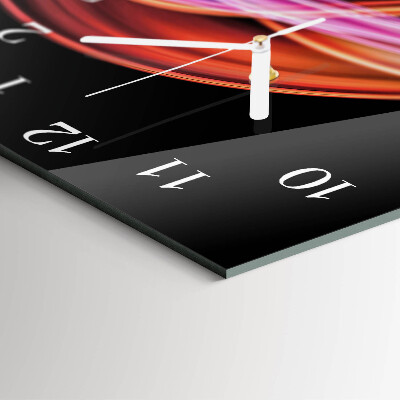 Square wall clock Abstract Art