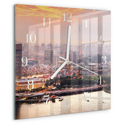 Square wall clock City