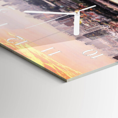 Square wall clock City