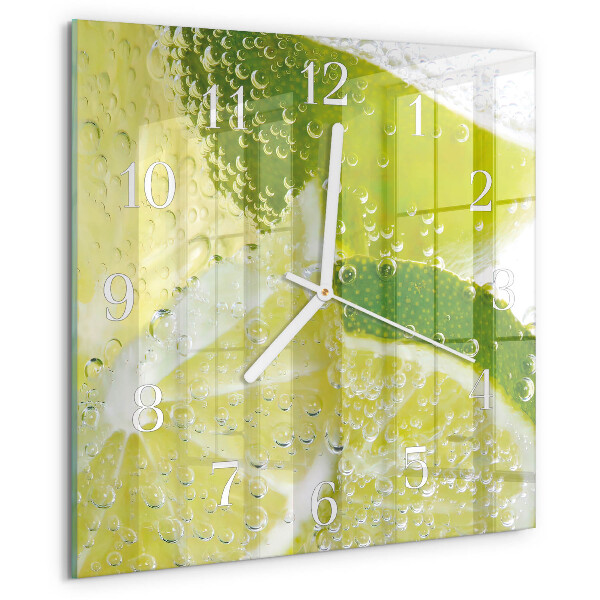Square wall clock Limewater
