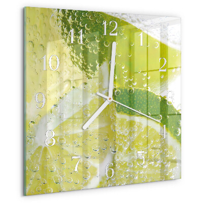 Square wall clock Limewater