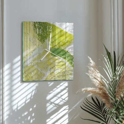 Square wall clock Limewater