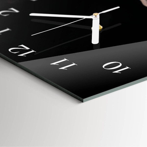 Square wall clock Woman