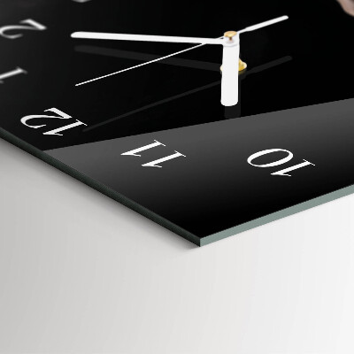 Square wall clock Woman