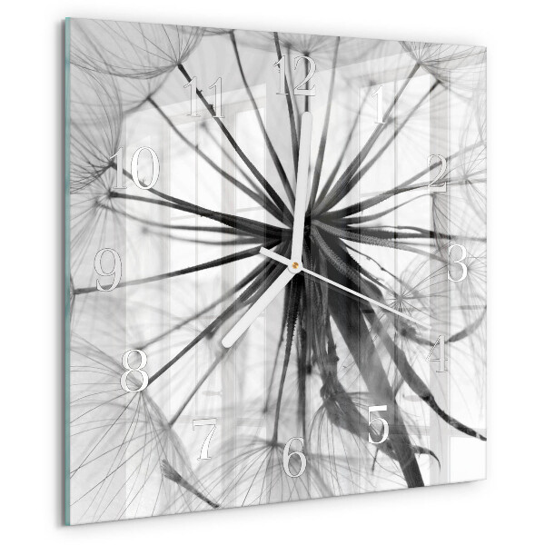 Square wall clock Dandelion