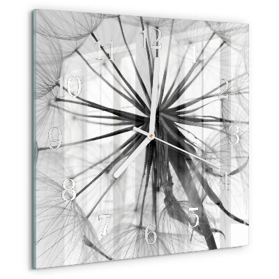 Square wall clock Dandelion