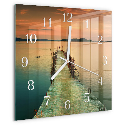 Square wall clock Network