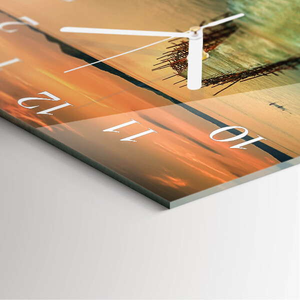 Square wall clock Network