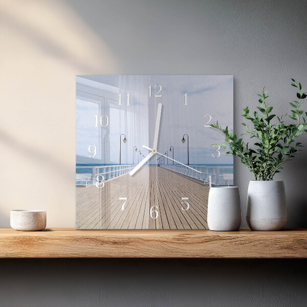 Square wall clock Pier