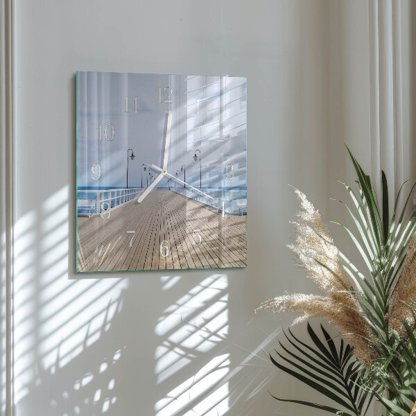 Square wall clock Pier