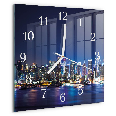 Square wall clock Horizon