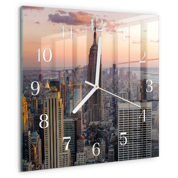 Square wall clock Horizon