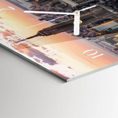 Square wall clock Horizon