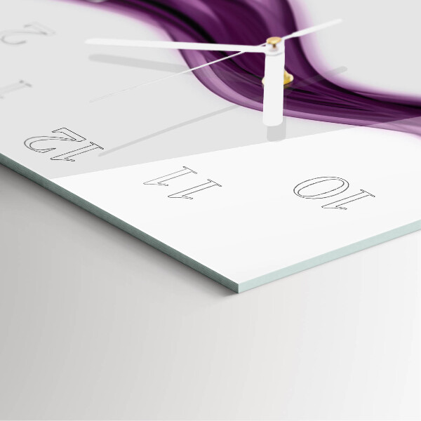 Square wall clock Abstract Lines