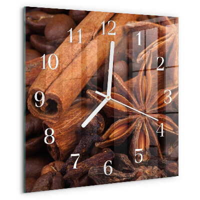 Square wall clock Vanilla
