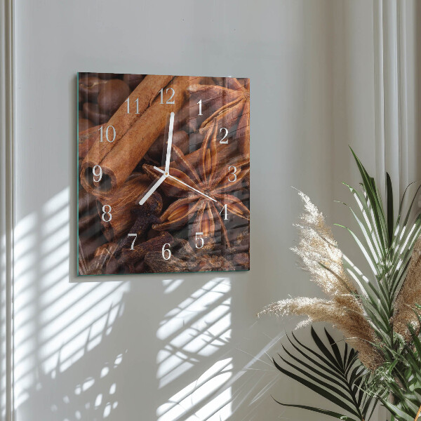 Square wall clock Vanilla