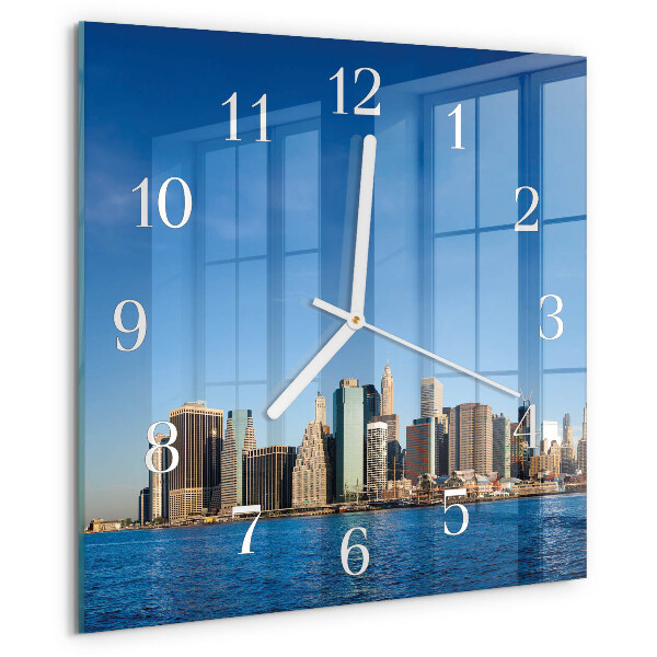 Square wall clock Horizon