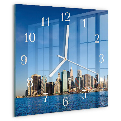 Square wall clock Horizon