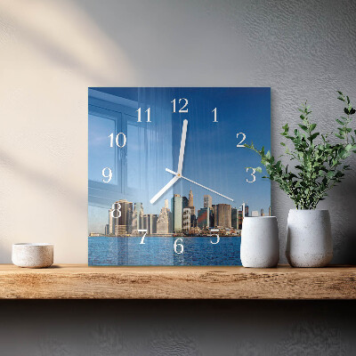 Square wall clock Horizon