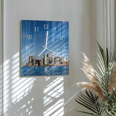 Square wall clock Horizon